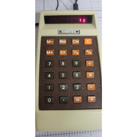 Corvus 415 Calculator - 1974 Vintage - Clean and Working Well In Original Box - Picture 2 of 7